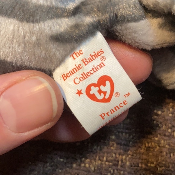 Bundle of Vintage Ty Beanie Babies “Pounce” and “Prance” 5th Generation - Picture 9 of 10